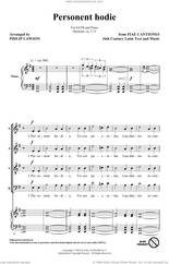 Cover icon of Three Latin Carols (Collection) sheet music for choir (SATB: soprano, alto, tenor, bass) by Philip Lawson, intermediate skill level