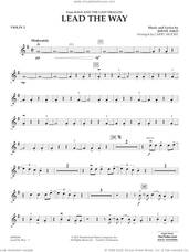 Cover icon of Lead The Way (arr. Larry Moore) sheet music for orchestra (violin 2) by Jhene Aiko and Larry Moore, intermediate skill level