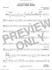Cover icon of Lead The Way (arr. Larry Moore) sheet music for orchestra (bass) by Jhene Aiko and Larry Moore, intermediate skill level
