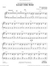 Cover icon of Lead The Way (arr. Larry Moore) sheet music for orchestra (piano) by Jhene Aiko and Larry Moore, intermediate skill level