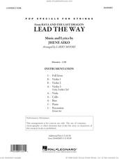 Cover icon of Lead The Way (from Raya and the Last Dragon) (arr. Larry Moore) (COMPLETE) sheet music for orchestra by Larry Moore and Jhene Aiko, intermediate skill level