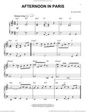 Cover icon of Afternoon In Paris sheet music for piano solo by John Lewis, beginner skill level