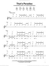 Cover icon of That's Paradise sheet music for guitar solo (chords) by Steven Curtis Chapman and Geoff Moore, easy guitar (chords)