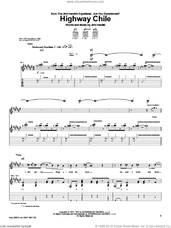 Cover icon of Highway Chile sheet music for guitar (tablature) by Jimi Hendrix and Paul Gilbert, intermediate skill level