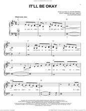 Cover icon of It'll Be Okay sheet music for piano solo by Shawn Mendes, Eddie Benjamin, Michael Sabath and Scott Harris, easy skill level