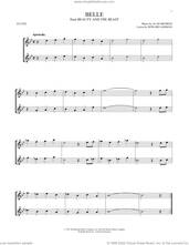 Cover icon of Belle (from Beauty And The Beast) sheet music for two flutes (duets) by Alan Menken & Howard Ashman, Alan Menken and Howard Ashman, intermediate skill level