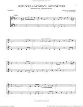Cover icon of How Does A Moment Last Forever (from Beauty And The Beast) sheet music for two trumpets (duet, duets) by Celine Dion, Alan Menken and Tim Rice, intermediate skill level