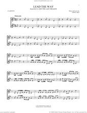 Cover icon of Lead The Way (from Disney's Raya And The Last Dragon) sheet music for two clarinets (duets) by Jhené Aiko, intermediate skill level