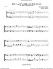 Cover icon of The Place Where Lost Things Go (from Mary Poppins Returns) sheet music for two cellos (duet, duets) by Emily Blunt, Marc Shaiman and Scott Wittman, intermediate skill level