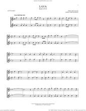 Cover icon of Lava (from Lava) sheet music for two alto saxophones (duets) by James Ford Murphy, intermediate skill level