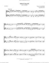 Cover icon of Speechless (from Aladdin) sheet music for two trumpets (duet, duets) by Naomi Scott, Alan Menken, Benj Pasek and Justin Paul, intermediate skill level