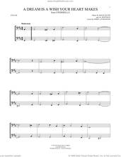 Cover icon of A Dream Is A Wish Your Heart Makes (from Cinderella) sheet music for two cellos (duet, duets) by Al Hoffman, Ilene Woods, Linda Ronstadt, Jerry Livingston and Mack David, intermediate skill level