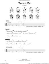 Cover icon of Touch Me sheet music for guitar solo by The Doors and Robby Krieger, beginner skill level