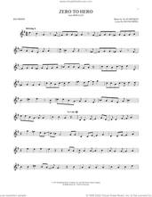 Cover icon of Zero To Hero (from Hercules) sheet music for recorder solo by Alan Menken & David Zippel, Alan Menken and David Zippel, intermediate skill level