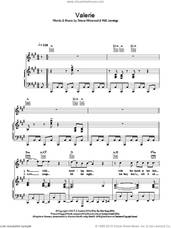 Cover icon of Valerie sheet music for voice, piano or guitar by Steve Winwood and Will Jennings, intermediate skill level