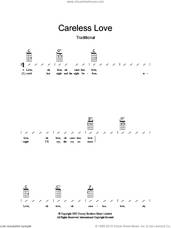 Cover icon of Careless Love sheet music for ukulele (chords), intermediate skill level
