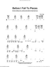Cover icon of Before I Fall To Pieces sheet music for ukulele (chords) by Razorlight, Andy Burrows and Johnny Borrell, intermediate skill level