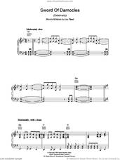 Cover icon of Sword Of Damocles sheet music for voice, piano or guitar by Lou Reed, intermediate skill level