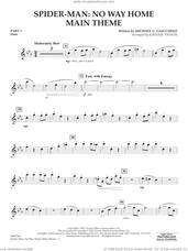 Cover icon of Spider-Man: No Way Home Main Theme (arr. Vinson) sheet music for concert band (pt.1 - flute) by Michael Giacchino and Johnnie Vinson, intermediate skill level