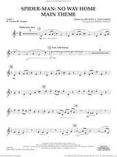 Cover icon of Spider-Man: No Way Home Main Theme (arr. Vinson) sheet music for concert band (Bb clarinet/bb trumpet) by Michael Giacchino and Johnnie Vinson, intermediate skill level