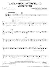 Cover icon of Spider-Man: No Way Home Main Theme (arr. Vinson) sheet music for concert band (Bb tenor sax/bar. t.c.) by Michael Giacchino and Johnnie Vinson, intermediate skill level
