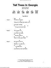 Cover icon of Tall Trees In Georgia sheet music for guitar (chords) by Buffy Sainte-Marie, intermediate skill level