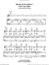 Cover icon of Money and Corruption / I Am Your Man sheet music for voice, piano or guitar by The Kinks and Ray Davies, intermediate skill level
