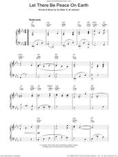Cover icon of Let There Be Peace On Earth sheet music for piano solo by Sy Miller and Jill Jackson, intermediate skill level