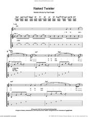 Cover icon of Naked Twister sheet music for guitar (tablature) by Mansun and Paul Draper, intermediate skill level