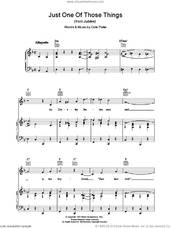 Cover icon of Just One Of Those Things sheet music for voice, piano or guitar by Cole Porter, intermediate skill level