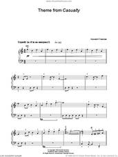 Cover icon of Theme from Casualty sheet music for piano solo by Kenneth Freeman, easy skill level