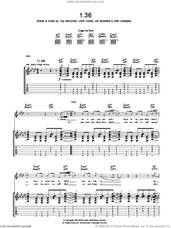 Cover icon of 1.36 sheet music for guitar (tablature) by Coldplay, Chris Martin, Guy Berryman, Jon Buckland and Will Champion, intermediate skill level