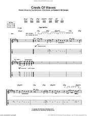 Cover icon of Crests Of Waves sheet music for guitar (tablature) by Coldplay, Chris Martin, Guy Berryman, Jon Buckland and Will Champion, intermediate skill level