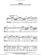Cover icon of Home sheet music for piano solo by Westlife, Alan Chang, Amy Foster Gilles and Michael Buble, easy skill level