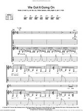 Cover icon of We Got It Going On sheet music for guitar (tablature) by Bon Jovi, John Rich, Kenny Alphin and Richie Sambora, intermediate skill level