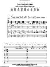 Cover icon of Everybody's Broken sheet music for guitar (tablature) by Bon Jovi and Billy Falcon, intermediate skill level