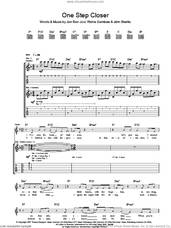 Cover icon of One Step Closer sheet music for guitar (tablature) by Bon Jovi, John Shanks and Richie Sambora, intermediate skill level