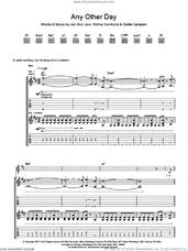 Cover icon of Any Other Day sheet music for guitar (tablature) by Bon Jovi, Gordie Sampson and Richie Sambora, intermediate skill level