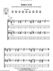 Cover icon of Battery Acid sheet music for guitar (tablature) by Queens Of The Stone Age, Joey Castillo, Josh Homme and Troy Van Leeuwen, intermediate skill level