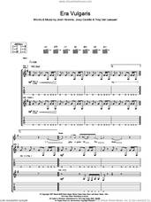 Cover icon of Era Vulgaris sheet music for guitar (tablature) by Queens Of The Stone Age, Joey Castillo, Josh Homme and Troy Van Leeuwen, intermediate skill level