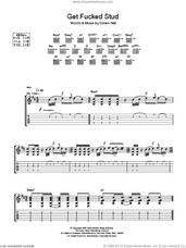 Cover icon of Get Fucked Stud sheet music for guitar (tablature) by Biffy Clyro and Simon Neil, intermediate skill level