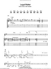 Cover icon of Legal Matter sheet music for guitar (tablature) by The Who and Pete Townshend, intermediate skill level