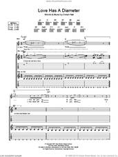 Cover icon of Love Has A Diameter sheet music for guitar (tablature) by Biffy Clyro and Simon Neil, intermediate skill level