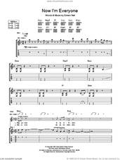 Cover icon of Now I'm Everyone sheet music for guitar (tablature) by Biffy Clyro and Simon Neil, intermediate skill level