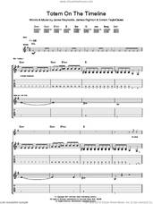 Cover icon of Totem On The Timeline sheet music for guitar (tablature) by Klaxons, James Righton, Jamie Reynolds and Simon Taylor-Davies, intermediate skill level