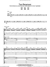 Cover icon of Two Receivers sheet music for guitar (tablature) by Klaxons, James Righton, Jamie Reynolds and Simon Taylor-Davies, intermediate skill level