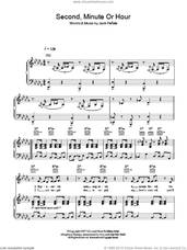 Cover icon of Second, Minute Or Hour sheet music for voice, piano or guitar by Jack Penate, intermediate skill level