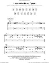 Cover icon of Leave The Door Open sheet music for guitar solo (easy tablature) by Silk Sonic, Bruno Mars, Anderson .Paak, Chris 