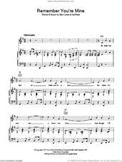 Cover icon of Remember You're Mine sheet music for voice, piano or guitar by Bert Lowe and Kal Mann, intermediate skill level