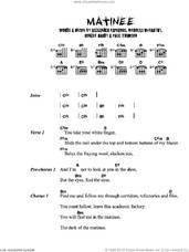 Cover icon of The Dark Of The Matinee sheet music for guitar (chords) by Franz Ferdinand, Alexander Kapranos, Nicholas McCarthy and Robert Hardy, intermediate skill level